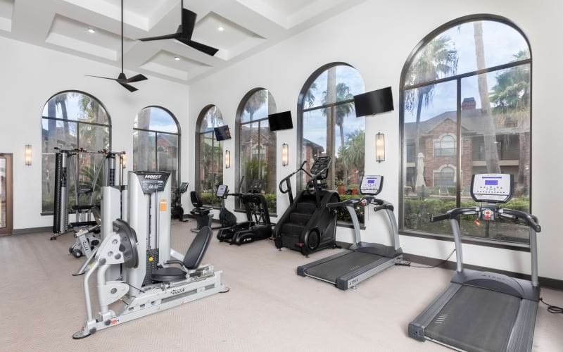 Fully furnished fitness center open 24 hours