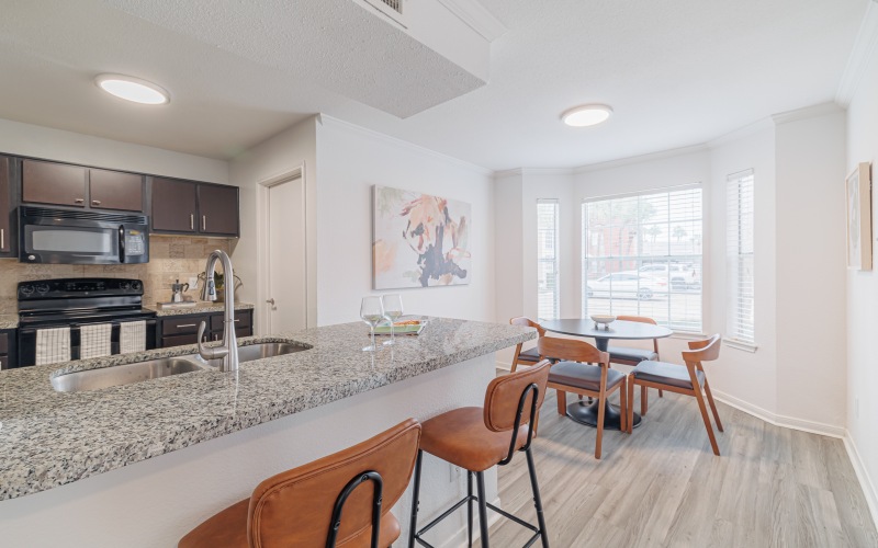 kitchen with natural light