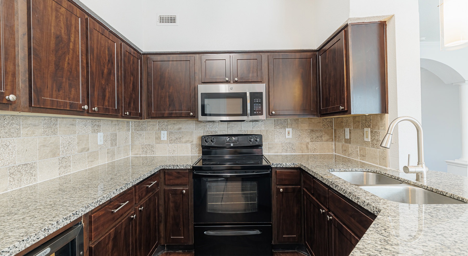 kitchen with wood cabinets and stainless steel appliances